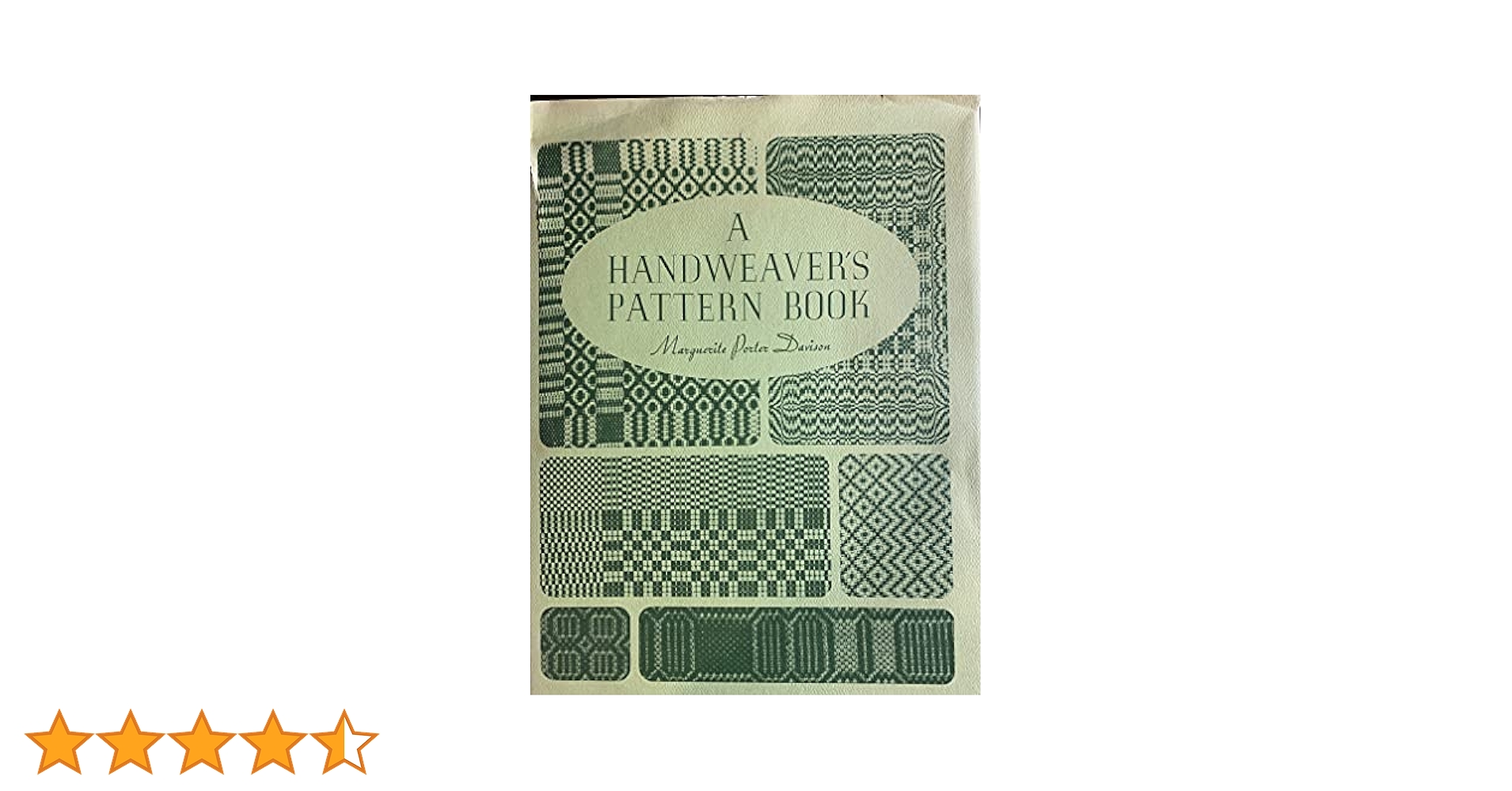 A Handweaver's Pattern Book: Amazon.co.uk: Davison